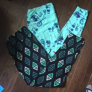 Bundle of 2 lularoe legging TC